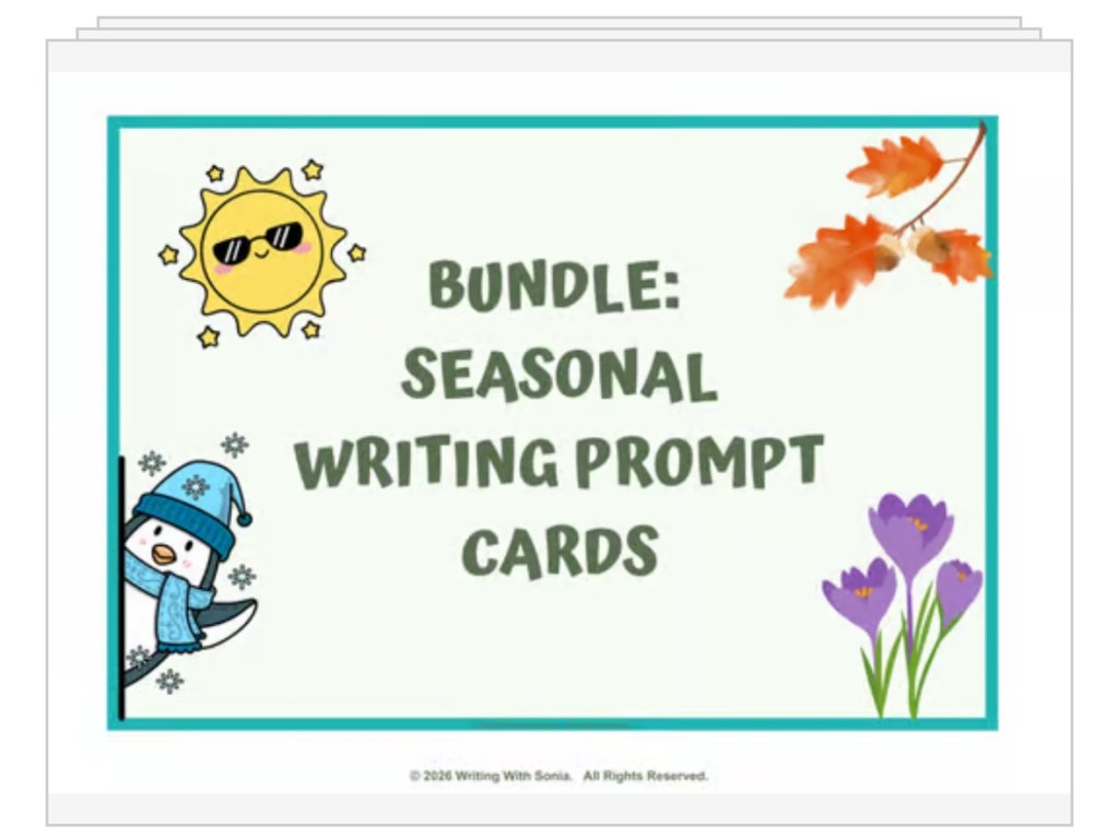Unlock Creativity All Year Long: Seasonal Writing Prompt Cards for Every Young&nbsp;Writer